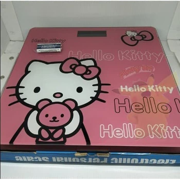 Timbangan Badan Digital LCD Doraemon / Hello Kitty / Full Black / Rainbow / Astronot Body Weight Scale