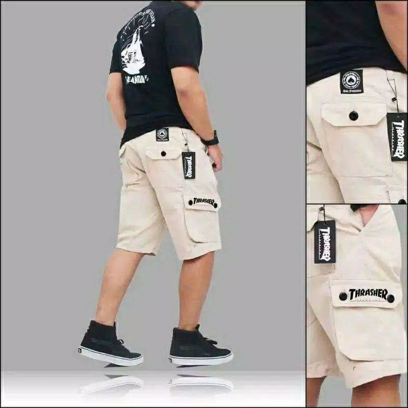YANG LAGI TREN Celana Cargo Pendek Pria size 27-33 Army Loreng Ufc Venum Mma