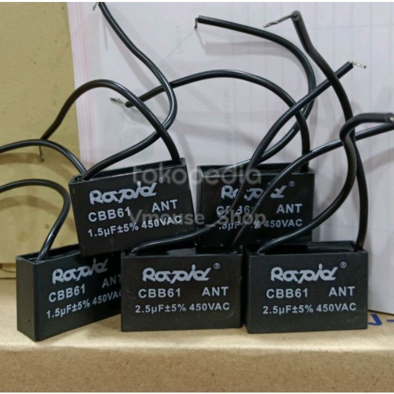 Jual KAPASITOR KIPAS ANGIN SPAREPART KIPAS ANGIN KAPASITOR 1.5uF