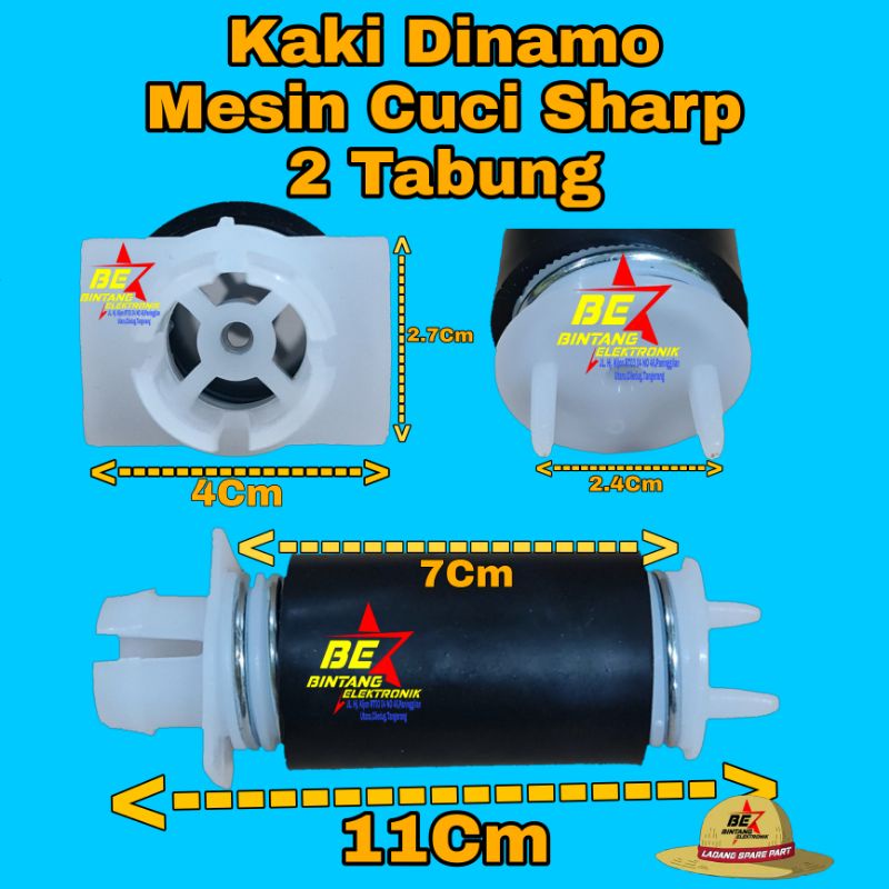 KAKI DINAMO SPIN SHARP KAKI MOTOR PENGERING MESIN CUCI SHARP