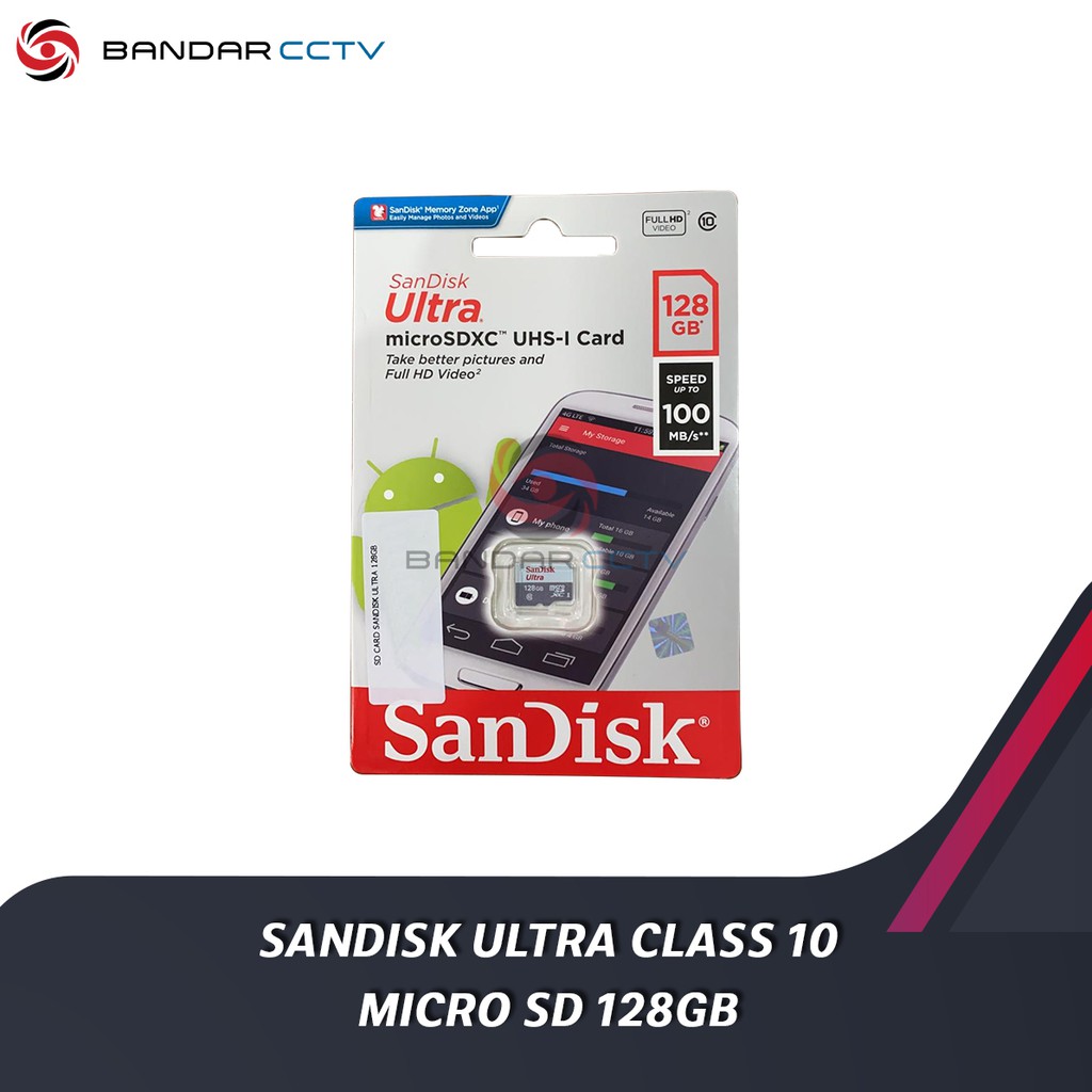 Sandisk Ultra Class 10 Micro SD 128GB