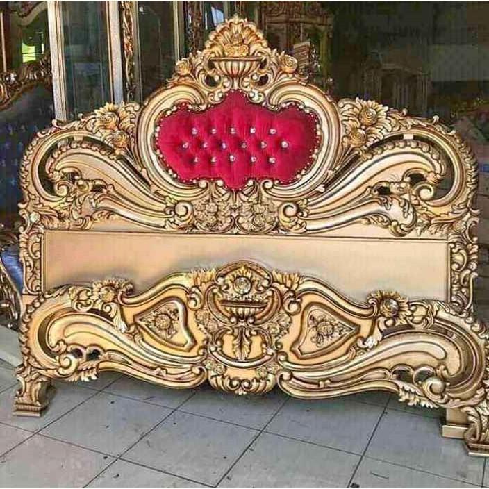 Ranjang Kayu Jati Mewah/Dipan Kayu Jati Jepara