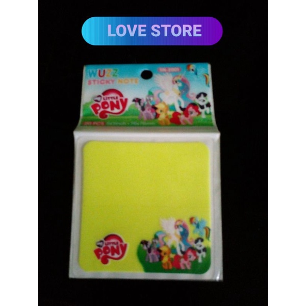 STICKY NOTE MY LITTLE PONY stiker/pembatas buku little pony