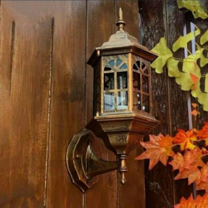 Lampu Tempel Dinding Outdoor Waterproof Minimalis Teras Rumah Klasik