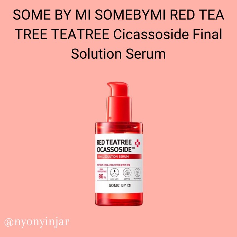 (COD) shareinjar SOME BY MI SOMEBYMI RED TEA TREE TEATREE Cicassoside Final Solution Serum