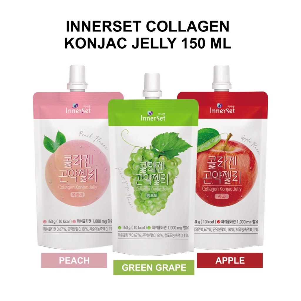 

COLLAGEN KONJAC JELLY 150 ML 3 Variant Rasa import Korea!!