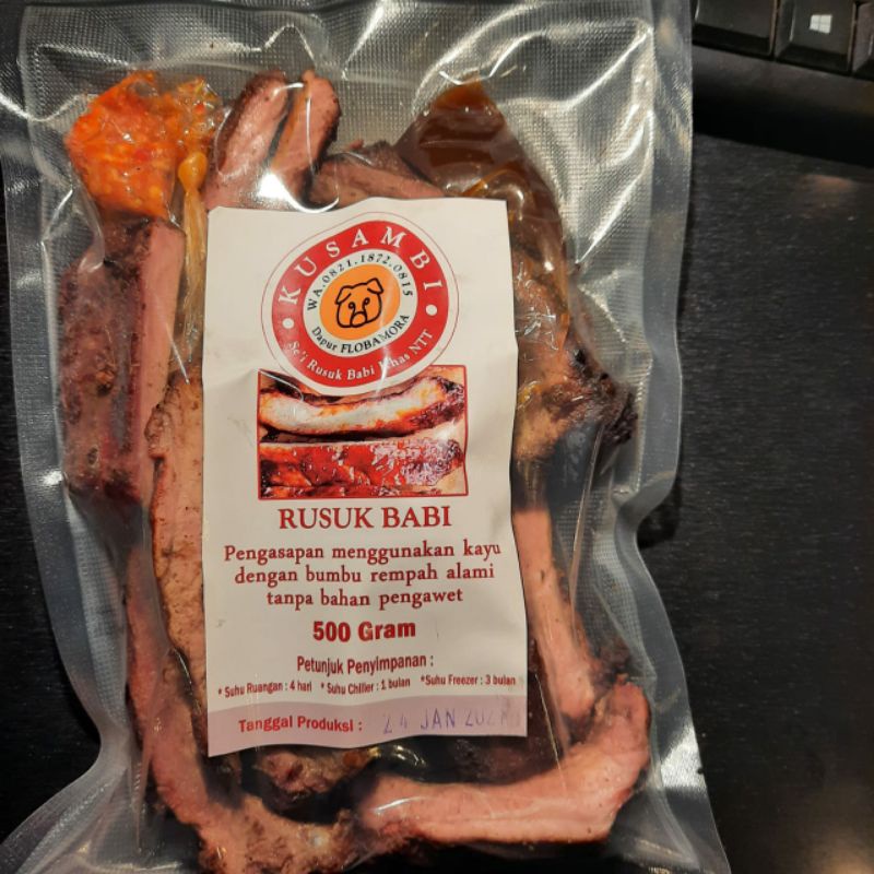 

Sei Iga Babi Asap KUSAMBI khas NTT