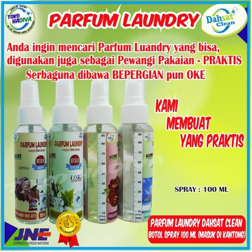 (COD_bisa) SPRAY PARFUM LAUNDRY PEWANGI PENGHARUM PAKAIAN LOUNDRY 100 ML SUPER DAHSAT CLEAN GRADE A