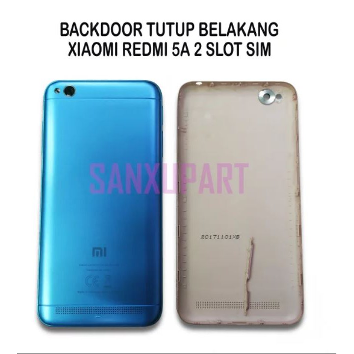 BACKDOOR - BACK CASING - HOUSING REDMI 5A 2 SLOT SIM