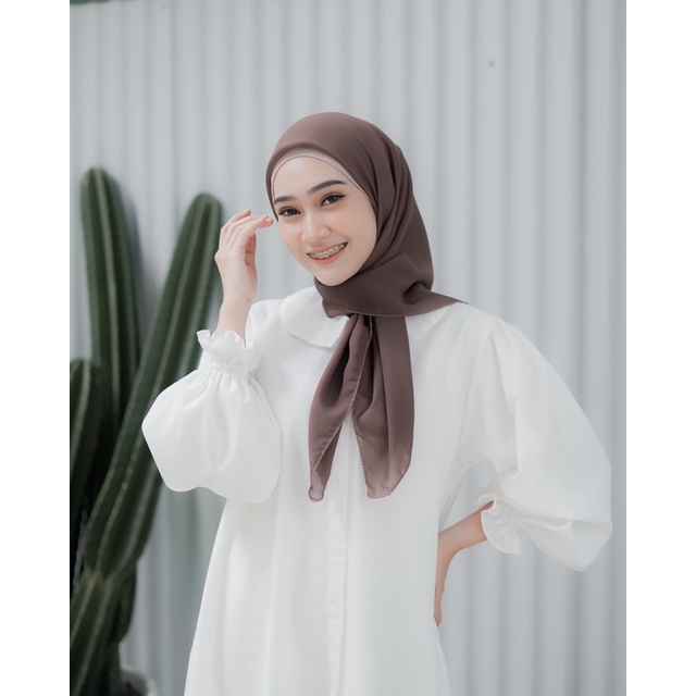 HIJAB BELLA SQUARE / HIJAB POLYCATTON-Ovomaltine