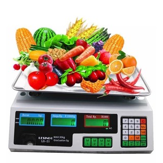 Jual Timbangan buah double display/timbangan buah/timbangan sayur