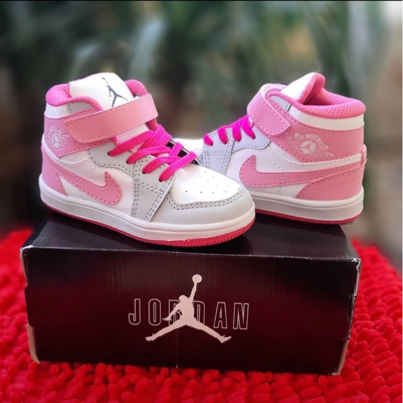 Sepatu Sneakers Anak Air Jordan Grade Original Premium Quality Sepatu Jordan Bayi Dan Anak Cewek perempuan Umur 1 2 3 4 5 6 7 8 9 10 Tahun