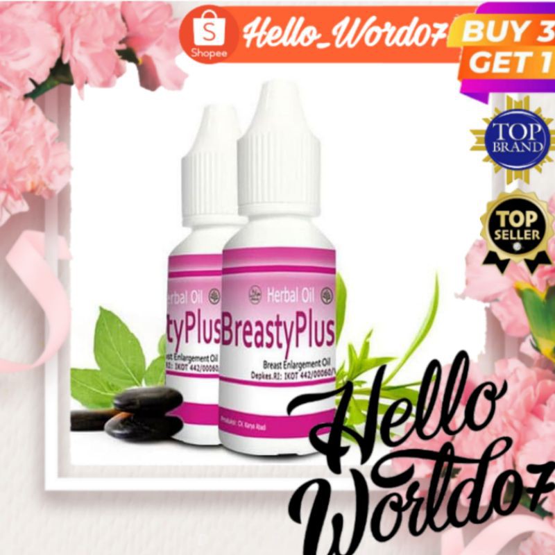 BreastyPlus - Breasty Plus Pembesar Payudara Permanen - Pengencang Payudara Asli 100% Original