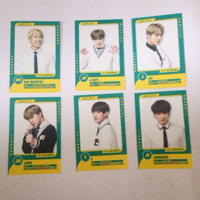 BTS 3rd Muster - Player Card