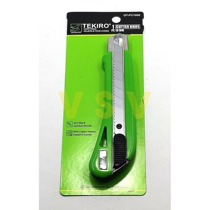 

Terbatas Deskripsi Tekiro Cutter Knife 18Mm/ Pisau Cutter / Cutter Besar Promo
