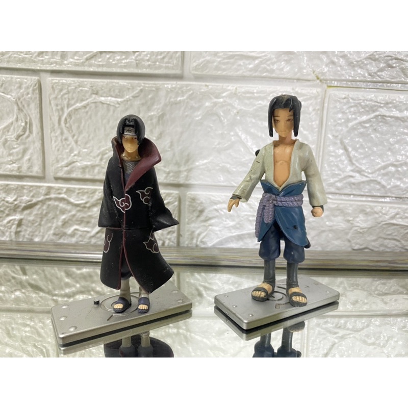 UCHIHA BROTHERS - SASUKE & ITACHI - NARUTO action figures / pajangan / patung anime