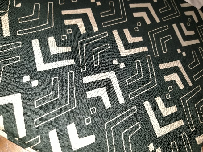 Kain Batik Solo Premium Modern Green & Cream Latte 2