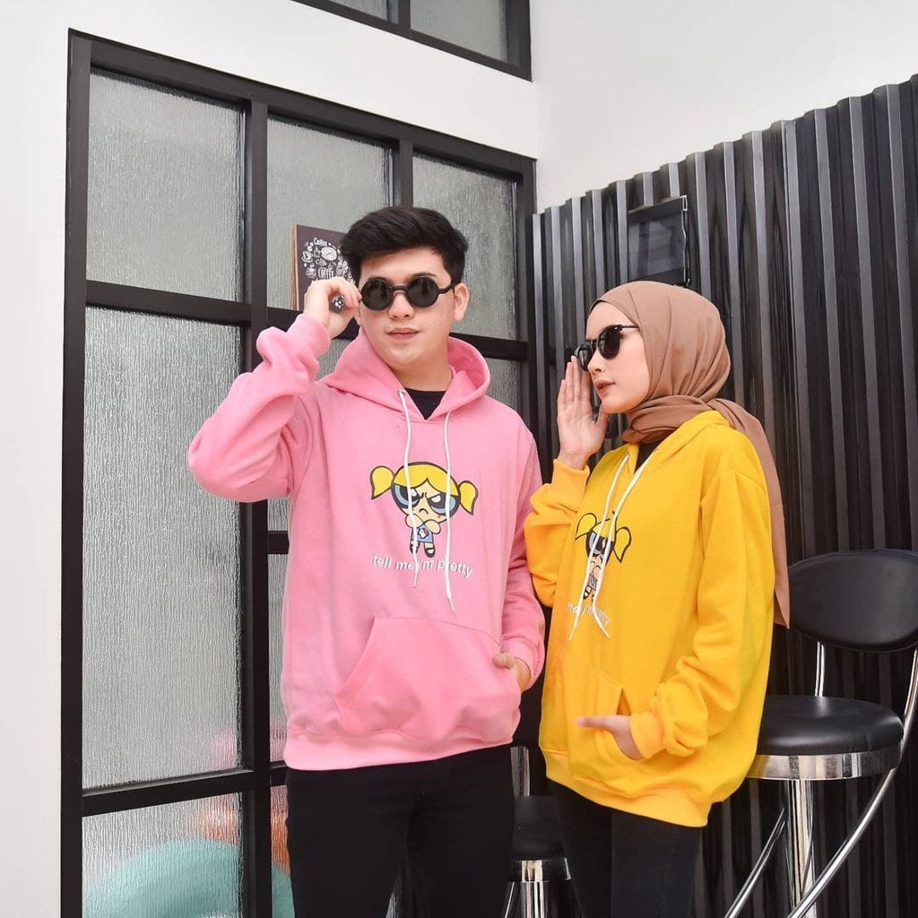 Nara Grosir - Tell Me Pretty Hodie Sweater l Sweater Pria dan Wanita