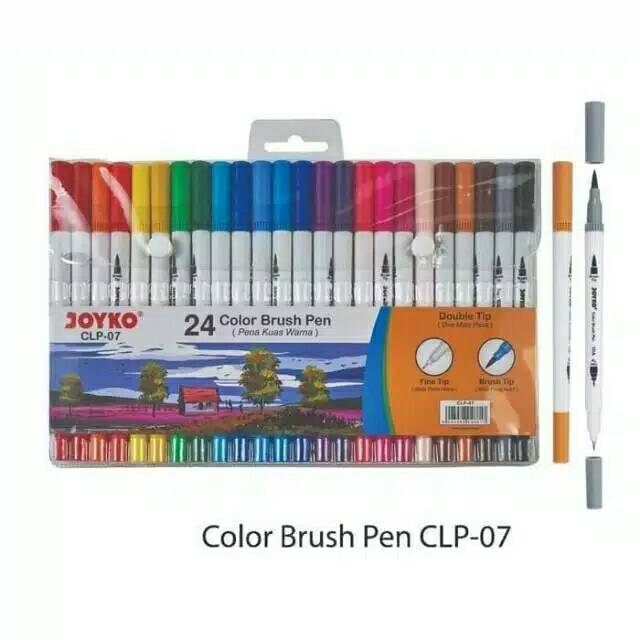 

Spidol color brush pen CLP-07 Joyko Dual tip