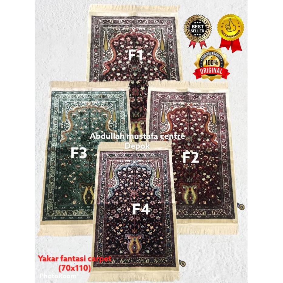 SAJADAH exclusive YAKAR FANTASY CARPET wangi /yakar wangi
