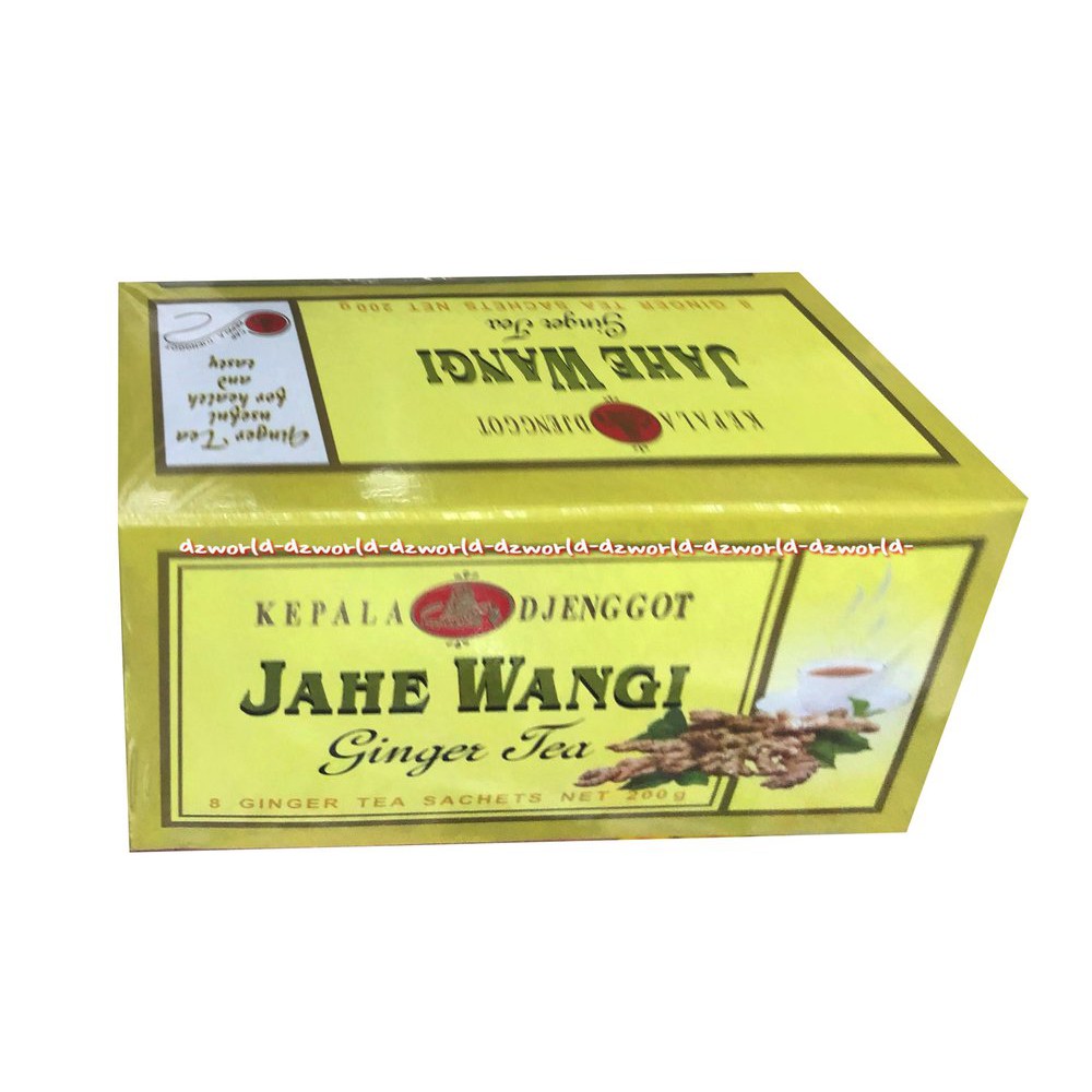 Kepala Djenggot 200gr Jahe Wangi Gingger Tea Teh Jahe Sachet Instan