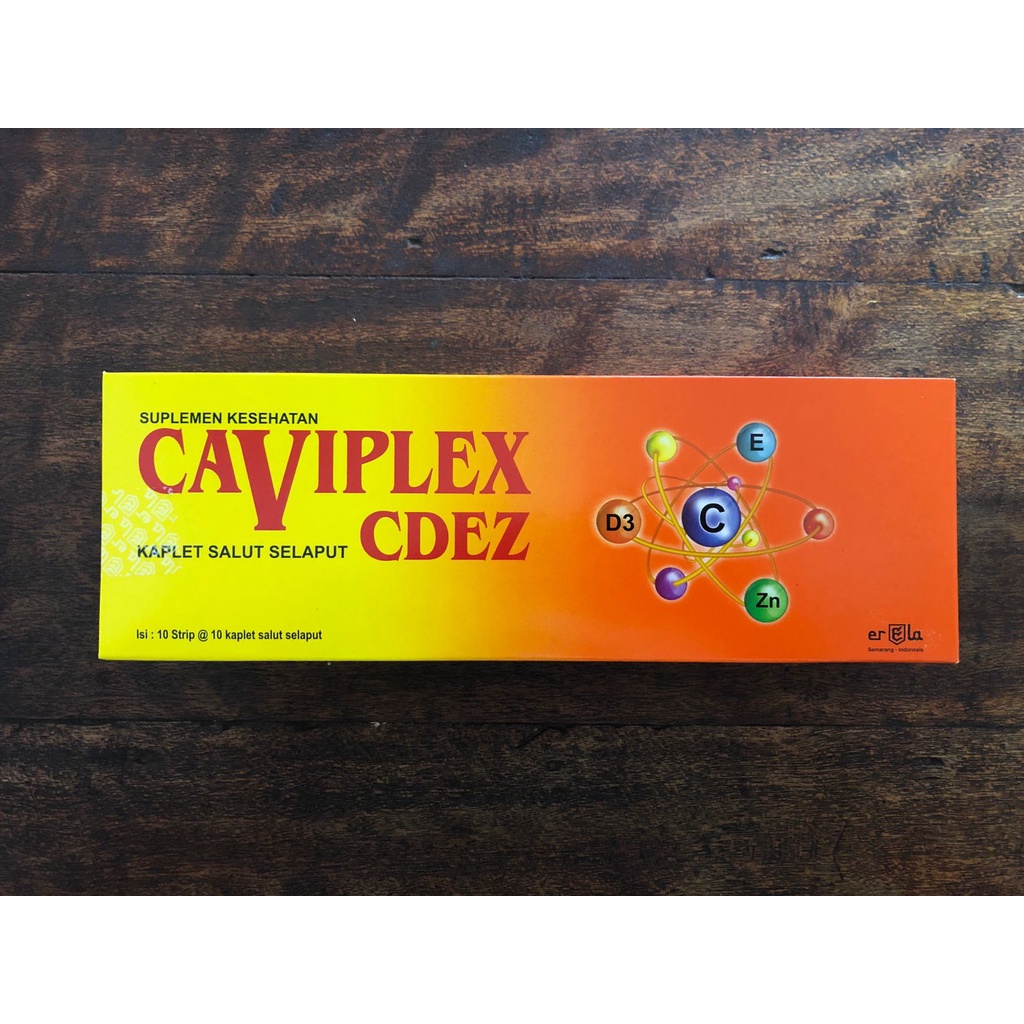 Caviplex CDEZ Multivitamin Strip isi 10 Kaplet