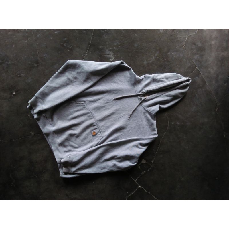 Hoodie Carhartt Grey + Ls Uniqlo - Second