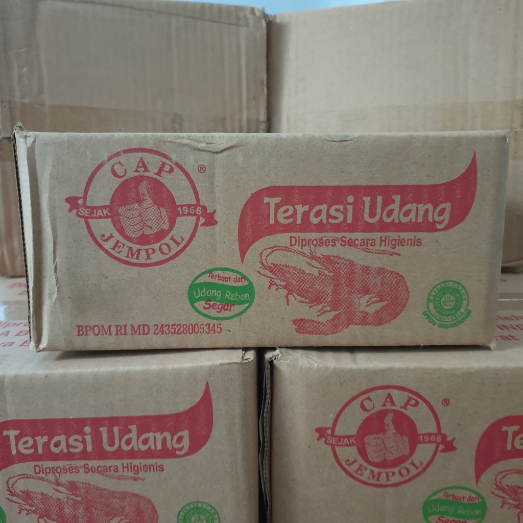 [Dus] Terasi Udang merk Jempol - TRASIJ