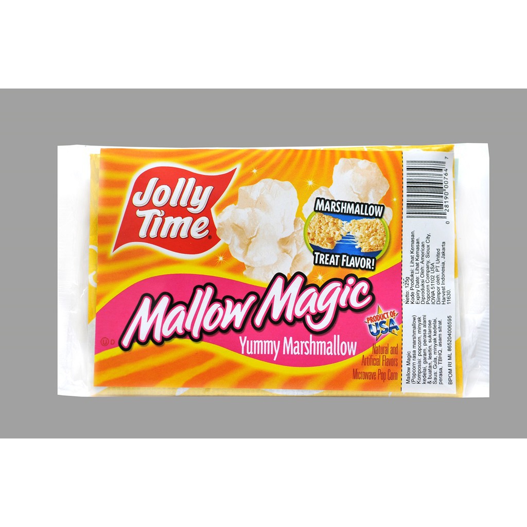 

PROMO Pop Corn Jolly Time Product of USA - MALLOW MAGIC DIJAMIN HALAL