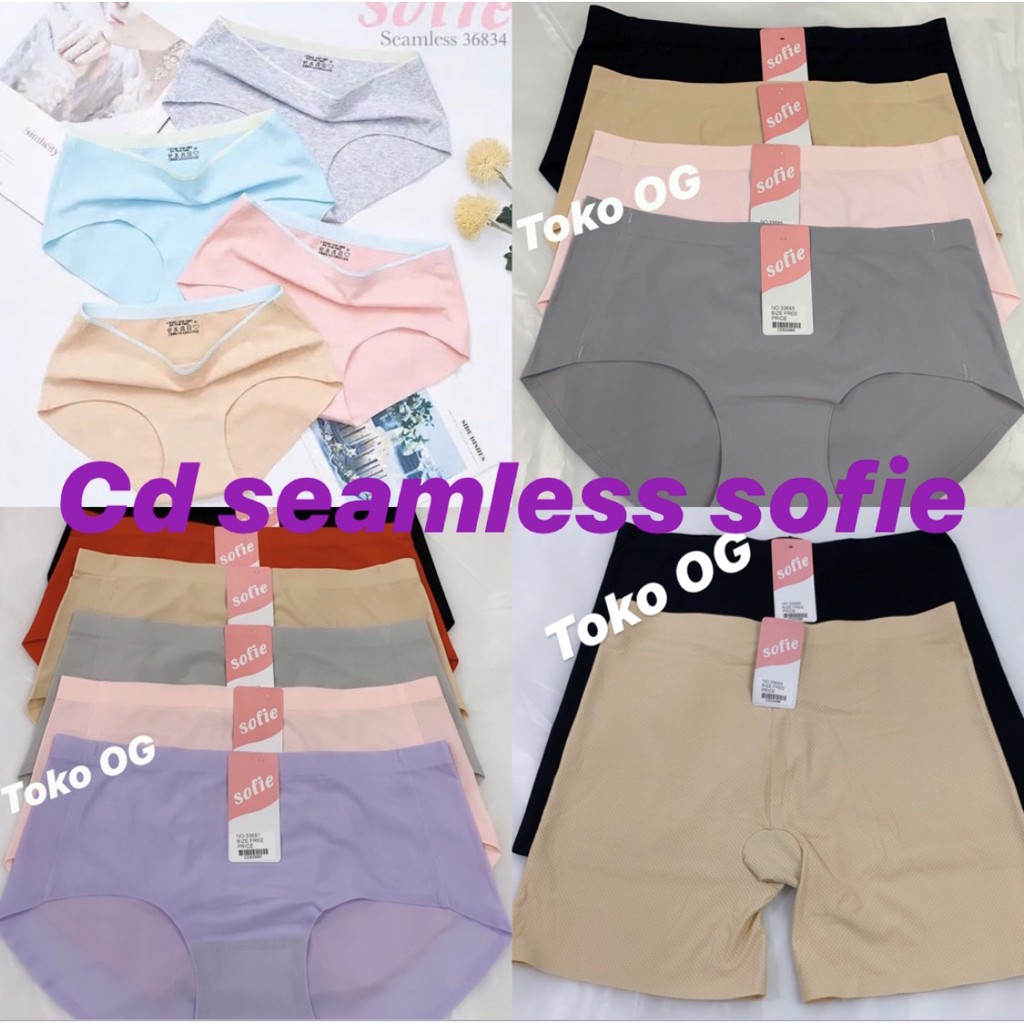 CD SOFIE SEAMLESS 338684 L XL ; 33685 SEAMLESS ANTIBACTERI ; 33687 ; 33688 SEAMLESS SEGIEMPAT