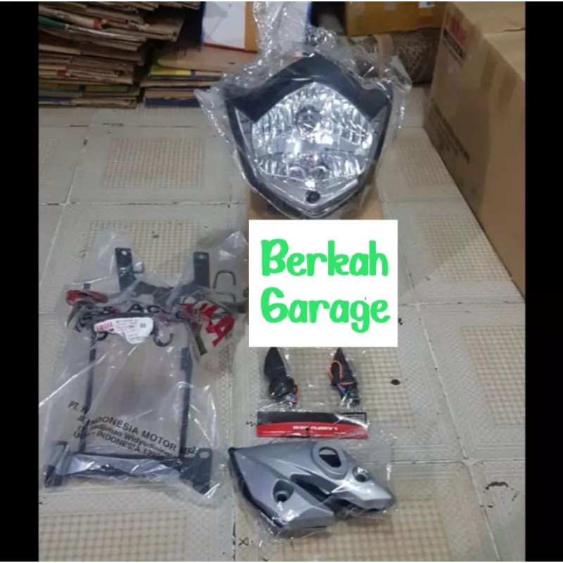 Paket Murah Lampu Depan Vixion Old Plus Breket Lampu Plus Kupingan Sen Vixion Old