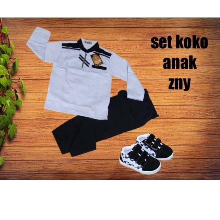 Sale Baju Koko Anak laki laki Baju Muslim Anak laki laki Pakaian Muslim Anak laki laki Resleting