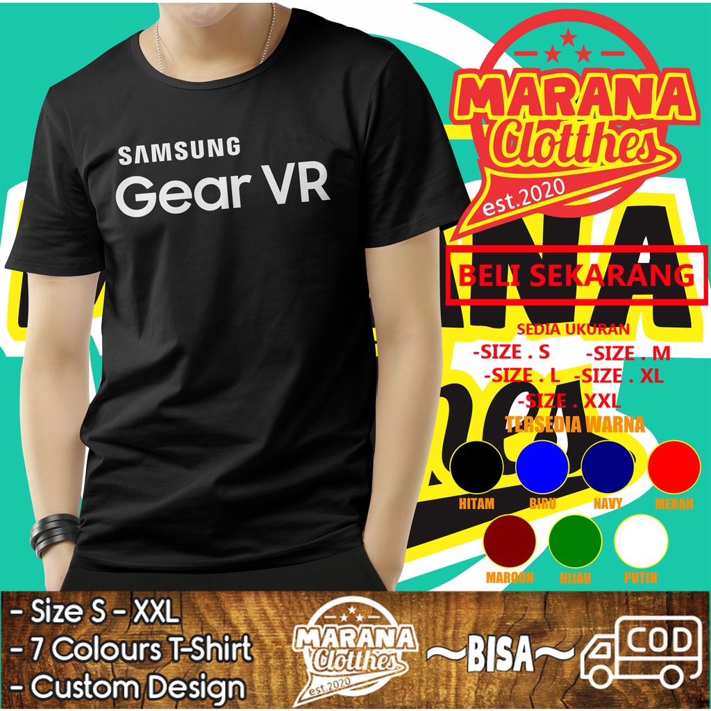 Kaos Samsung Gear VR Baju Distro