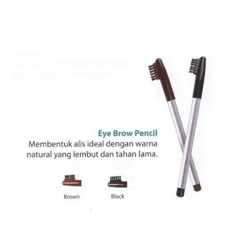 WARDAH (PROMO) EYEBROW PENCIL/PENSIL ALIS COKLAT & HITAM