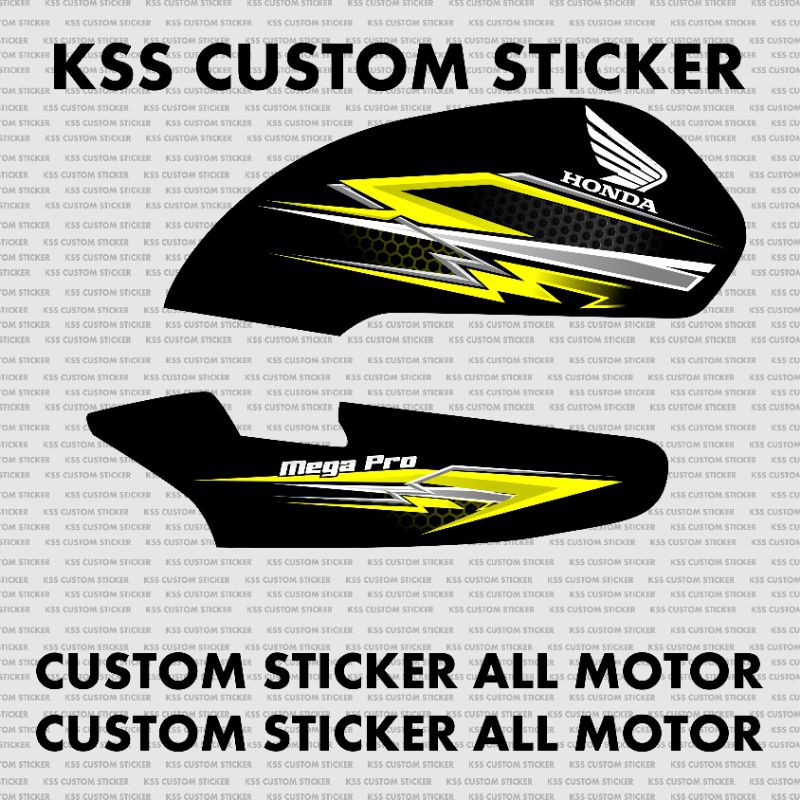 striping megapro hiu racing - striping mp hiu