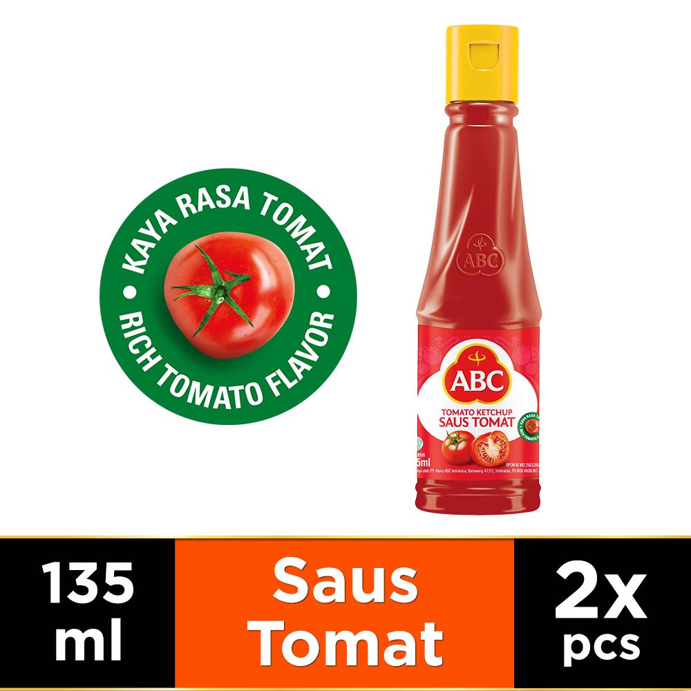 ABC Saus Tomat 135 ml - Twin Pack