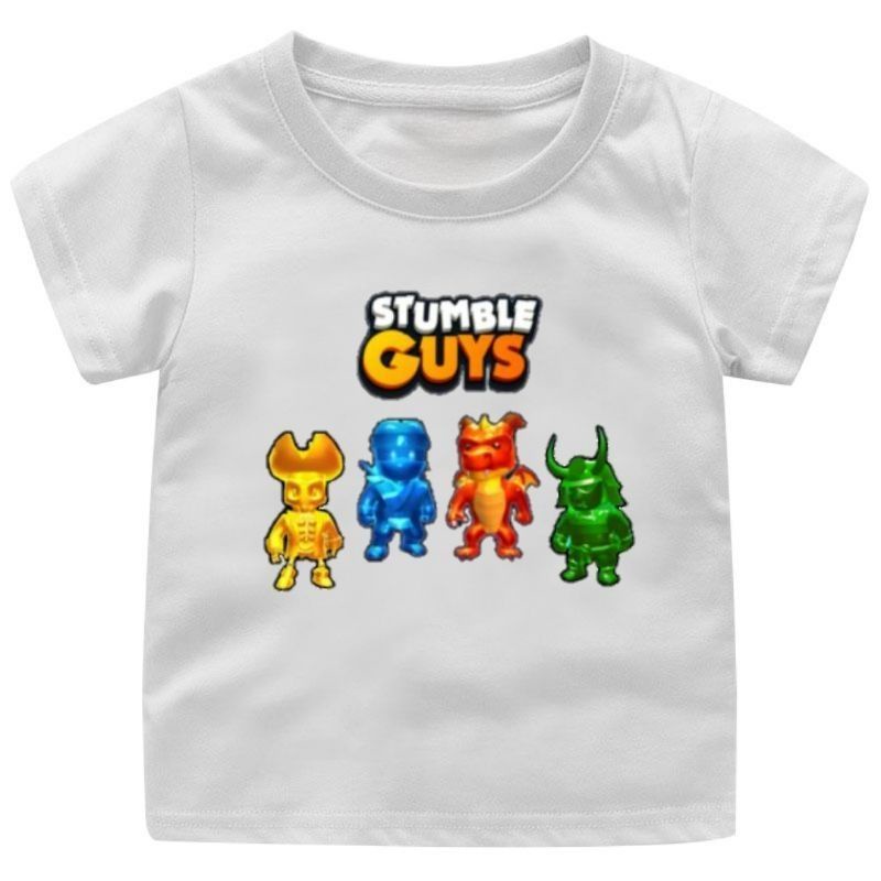 Baju Kaos Atasan Anak cowok cewek/Remaja STUMBLE GUYS(D2) ukuran S.M.L.XL.2XL.3XL 4XL.5XL