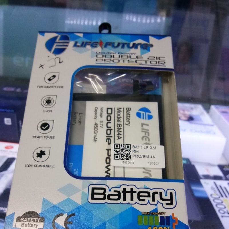 Baterai dobel power xiomi BM4a