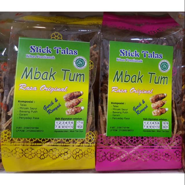 

Stik Talas merk MBAK TUM mini stik kemasan besar