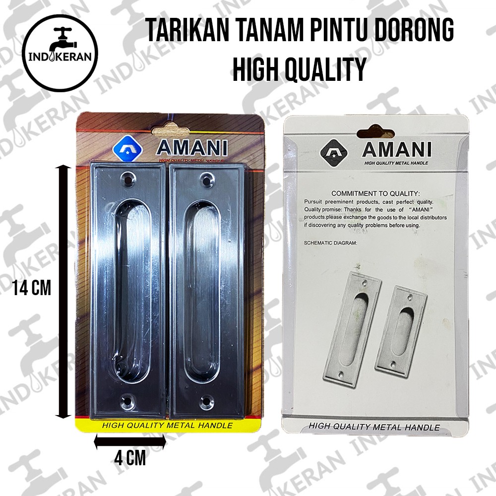 INDOKERAN - Tarikan Pintu Dorong Tanam - High Quality