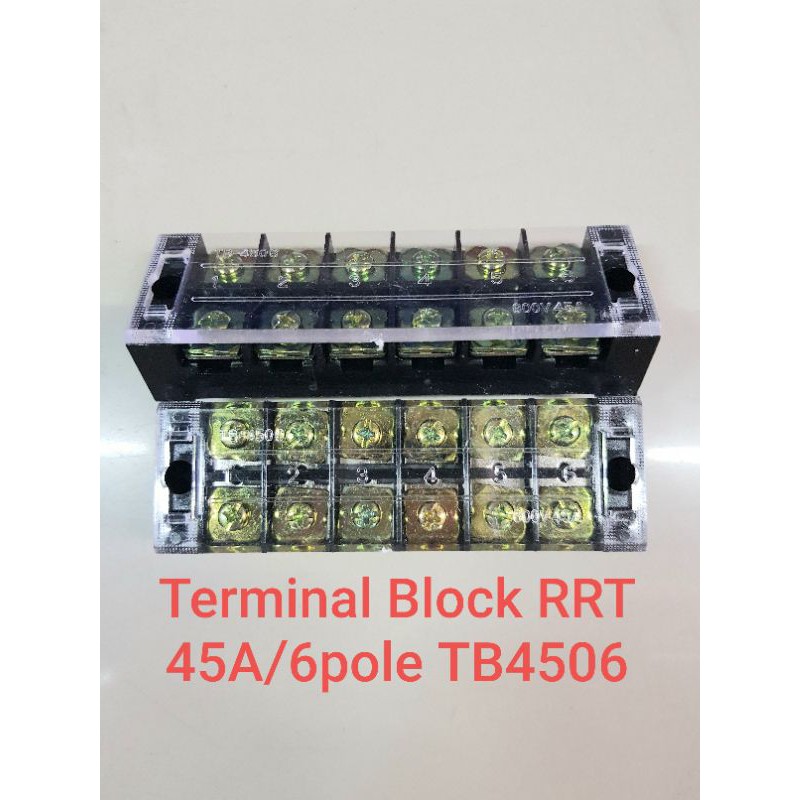 Terminal Block RRT 45A/6pole TB4506