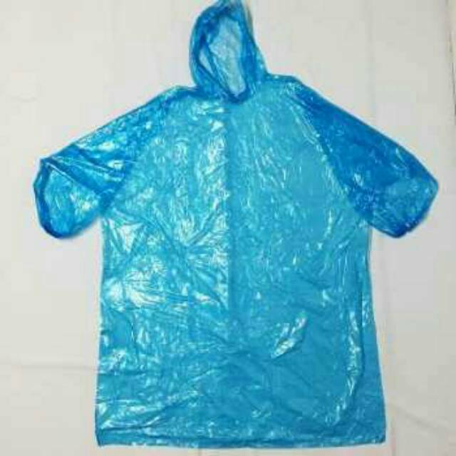 Jas Hujan Poncho Plastik Cap Bambu Tebal HDPE LDPE | Mantel Ponco Lengan Terusan Kalong Batman Betmen Raincoat Sguna