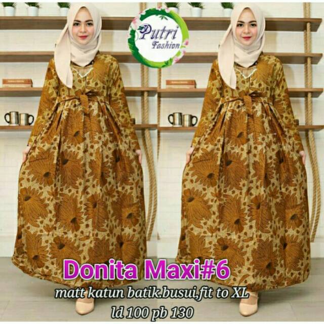 Grosir Donita Maxy (geser Ada Motif Lain) Gamis Batika Sogan Batik Busui Friendly Longdress Ibu Hamil 7y5bm6Uy5yQOE