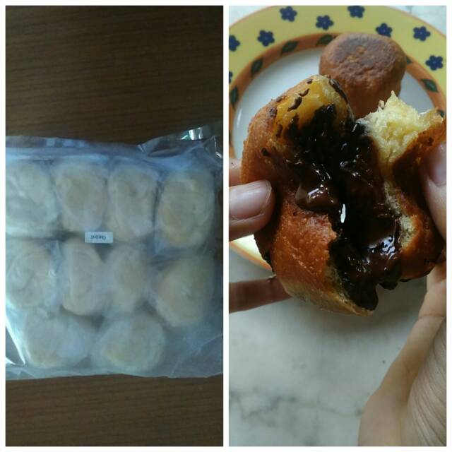 

Roti goreng coklat leleh