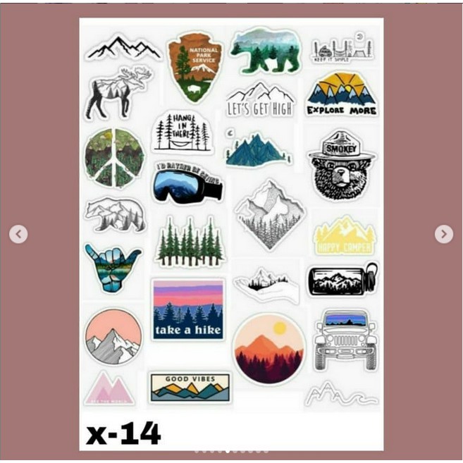 

STIKER TUMBLR AESTHETIC X-14