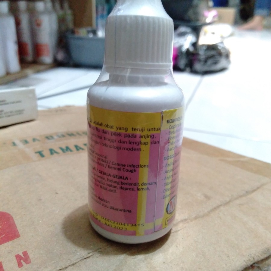 For Flu Dog - Obat Flu Anjing Pilek Puppy Anjing Dog Bersin Bersin