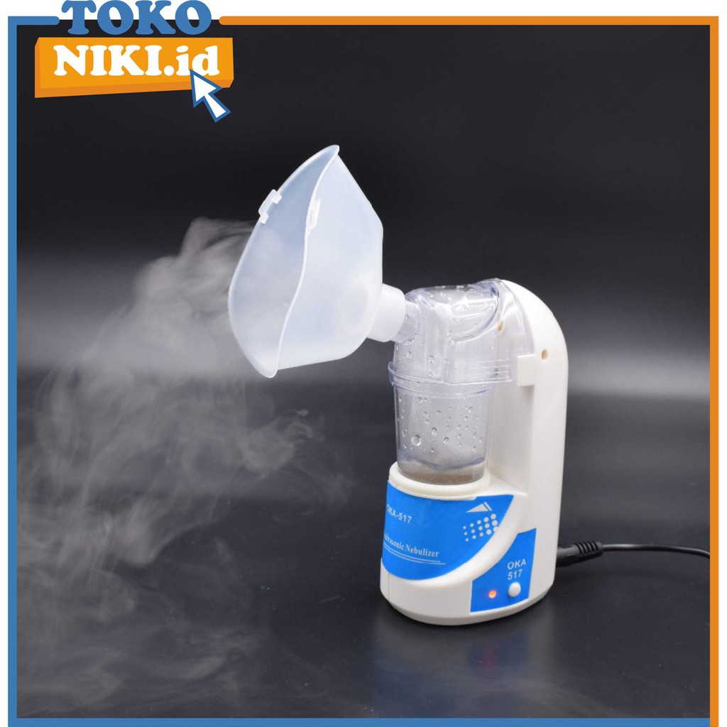 Taff OMICRON Alat Terapi Pernafasan Ultrasonic Inhale Nebulizer - OKA-517 - White