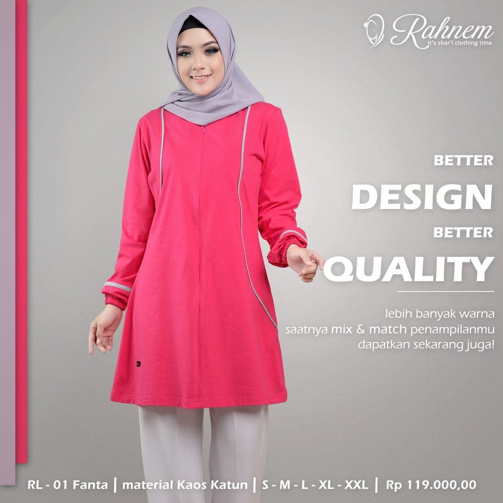 Atasan Wanita Rahnem / RL -01 / Fashion Muslim