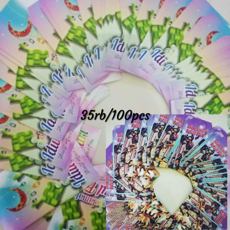 

Amplop lebaran Murmer 35rb 100pcs random ya