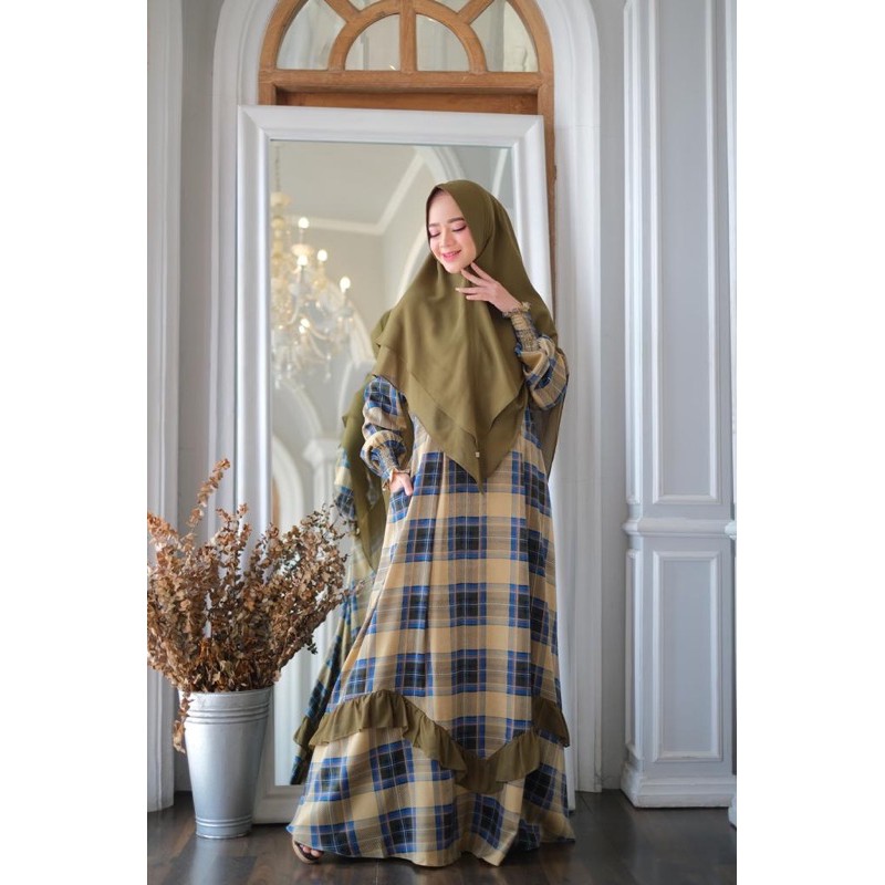 Gamis Syar'i Set Khimar by SYAFEERA